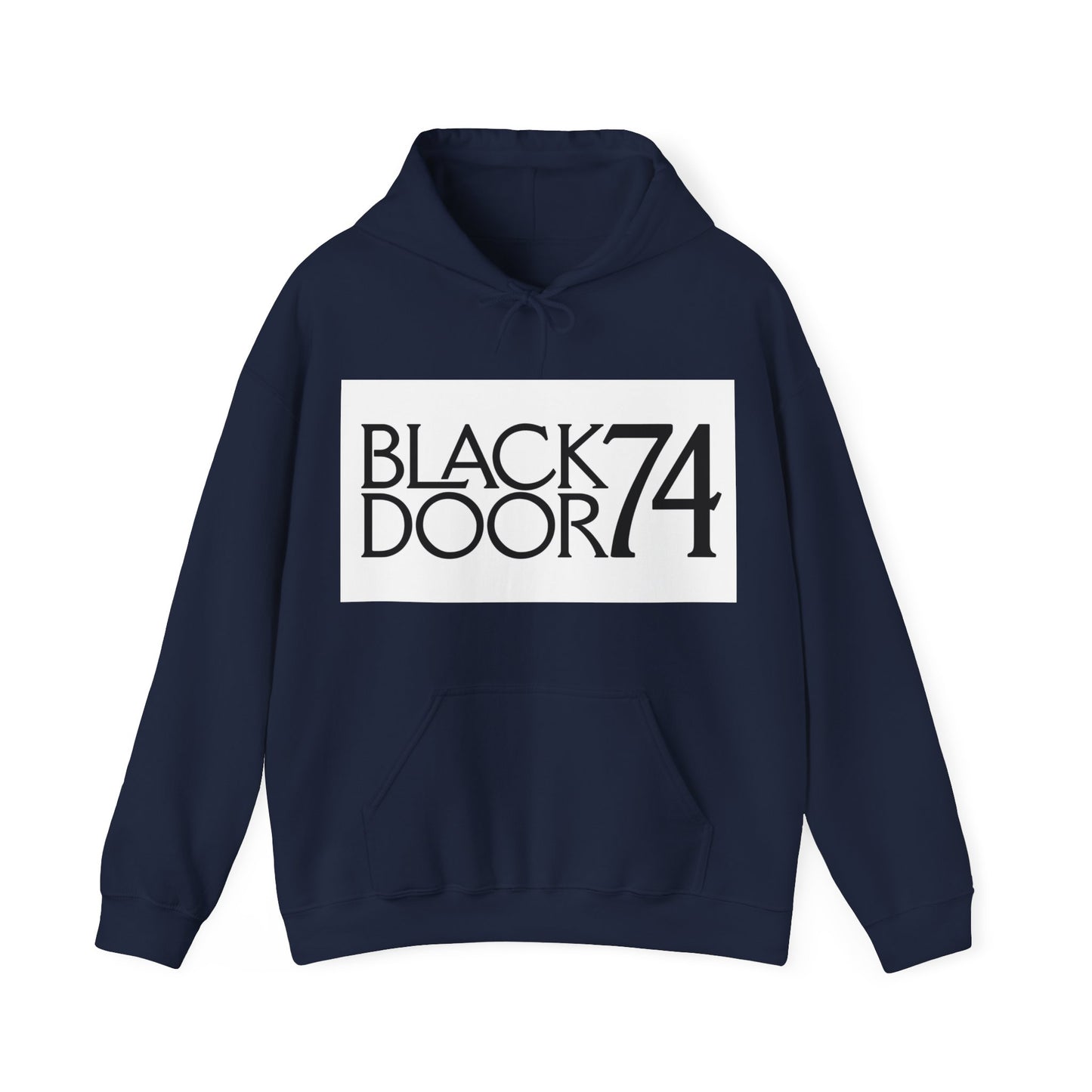 Black Door 74 Logo Unisex Heavy Blend™ Hooded Sweatshirt