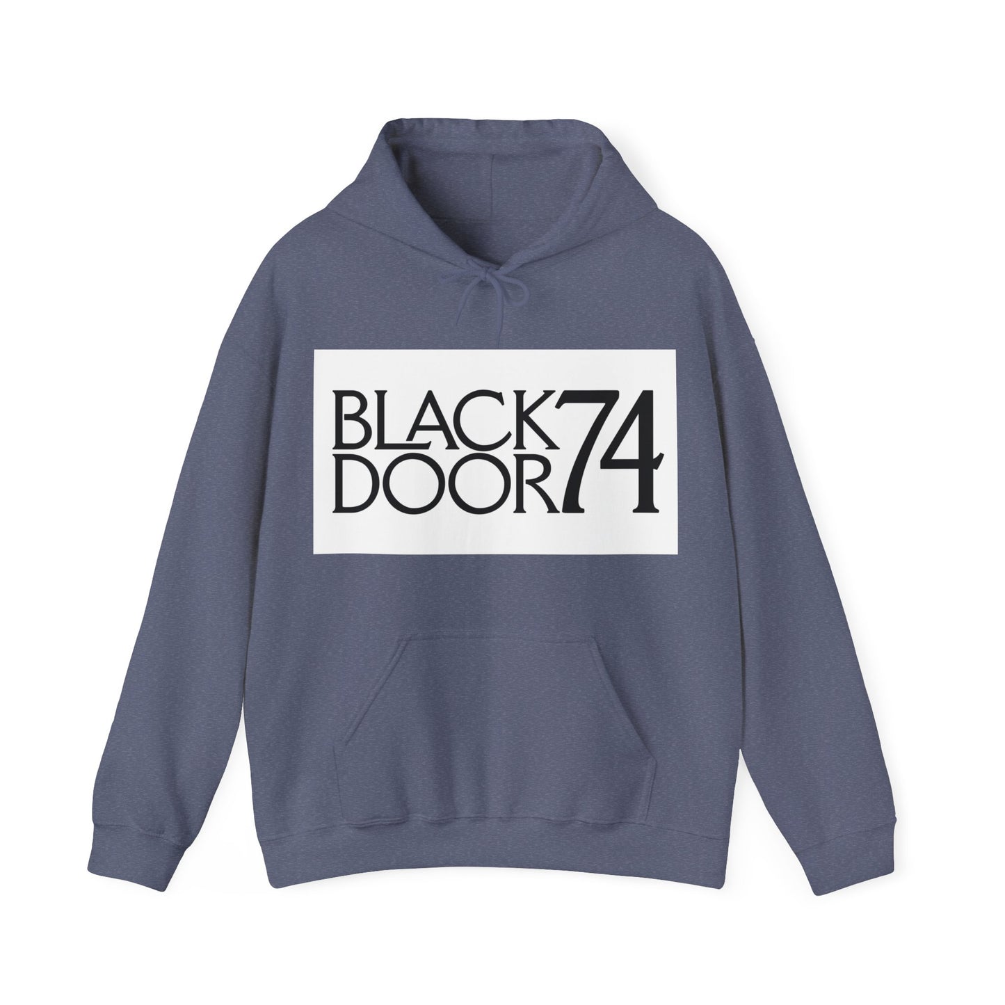 Black Door 74 Logo Unisex Heavy Blend™ Hooded Sweatshirt