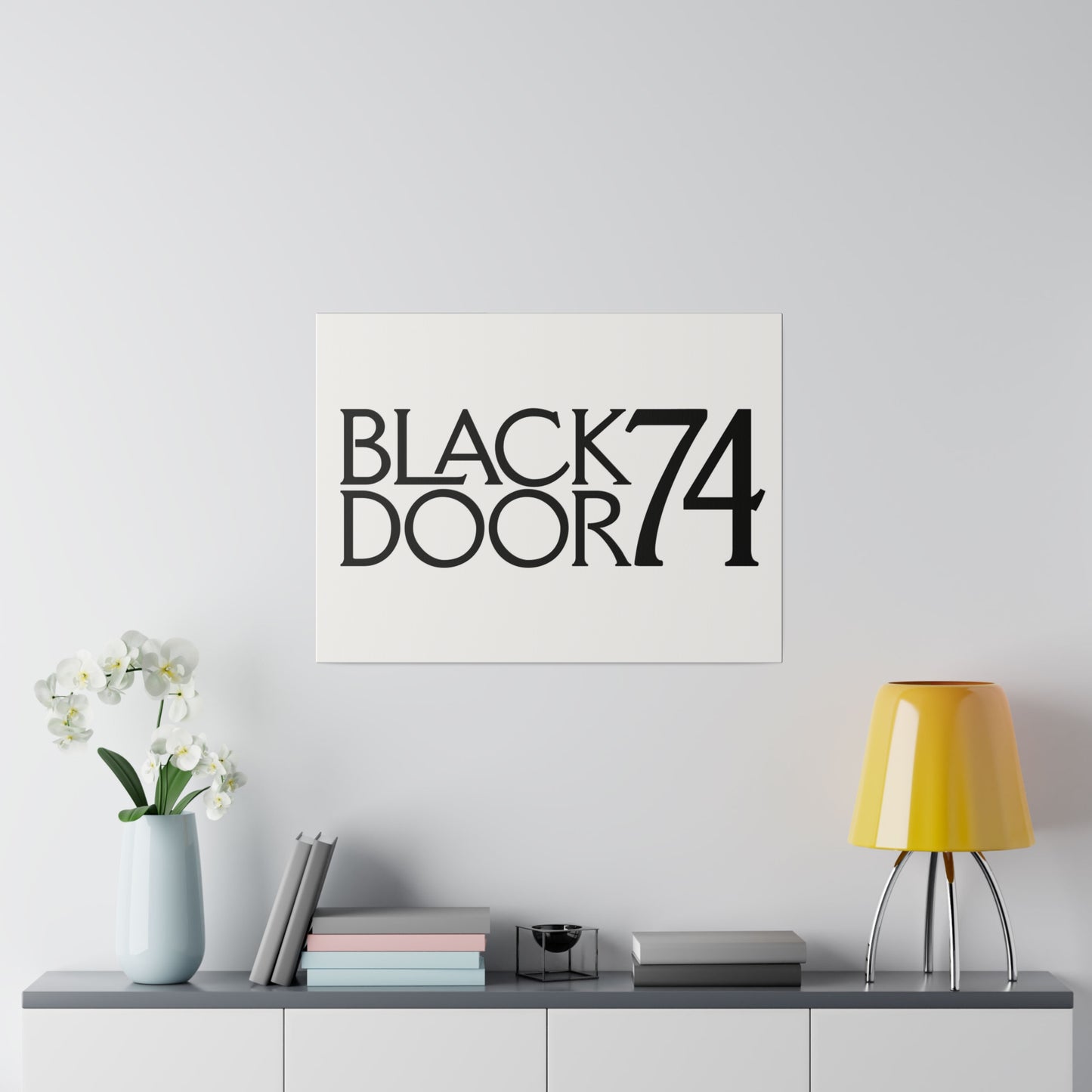 Black Door 74 Matte Canvas Art