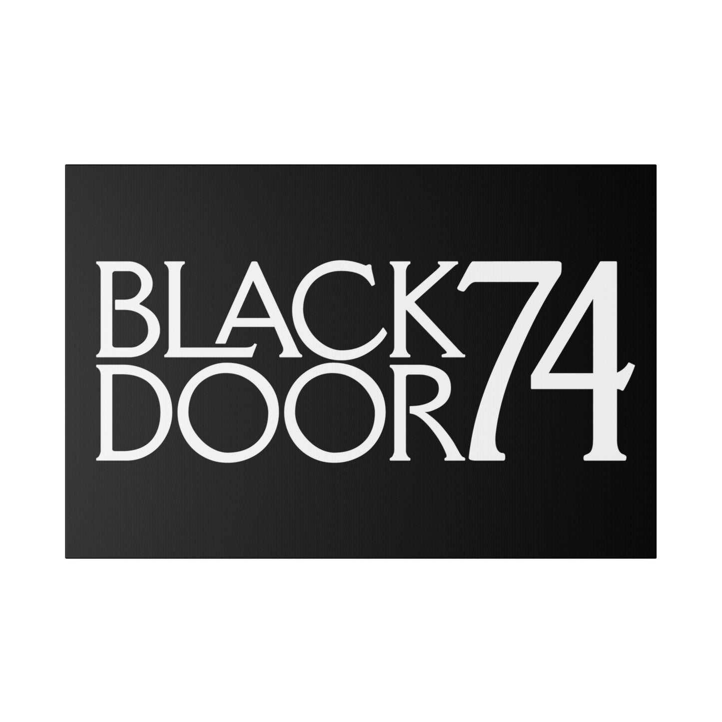 Black Door 74 Matte Canvas Art