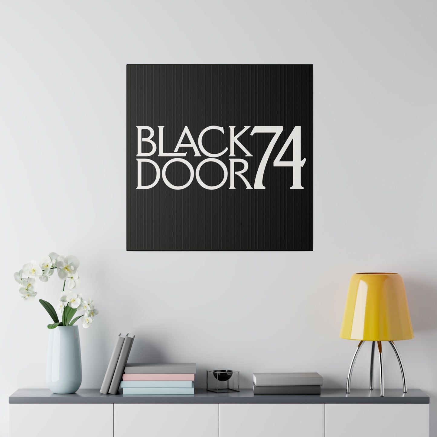 Black Door 74 Matte Canvas Art