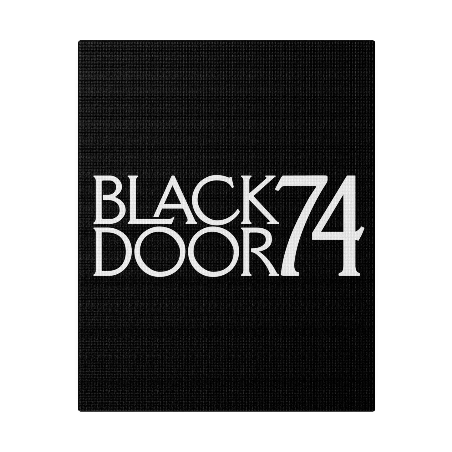 Black Door 74 Matte Canvas Art