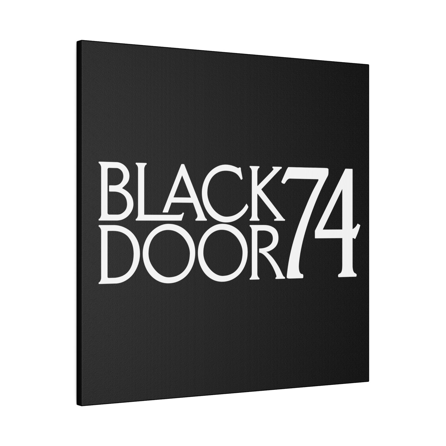 Black Door 74 Matte Canvas Art