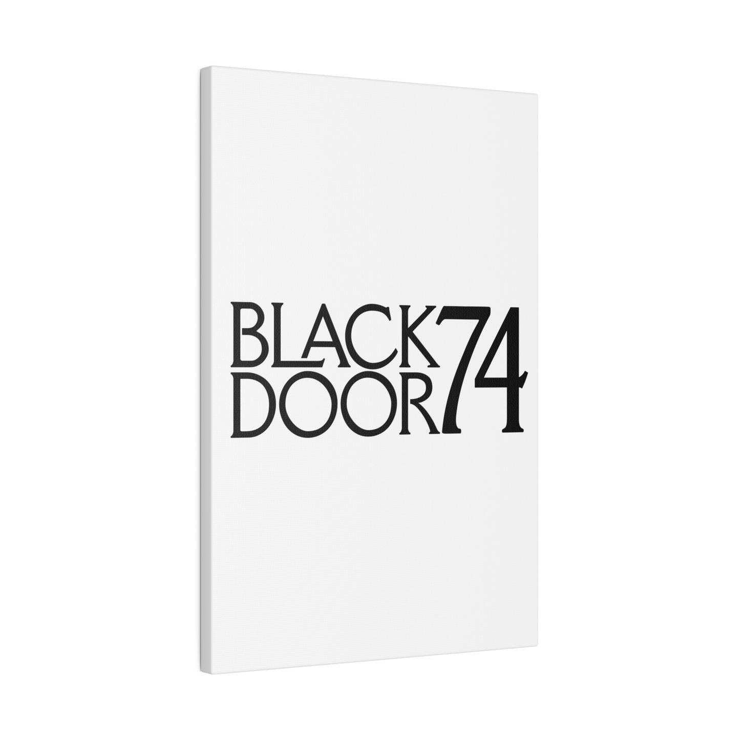 Black Door 74 Matte Canvas Art