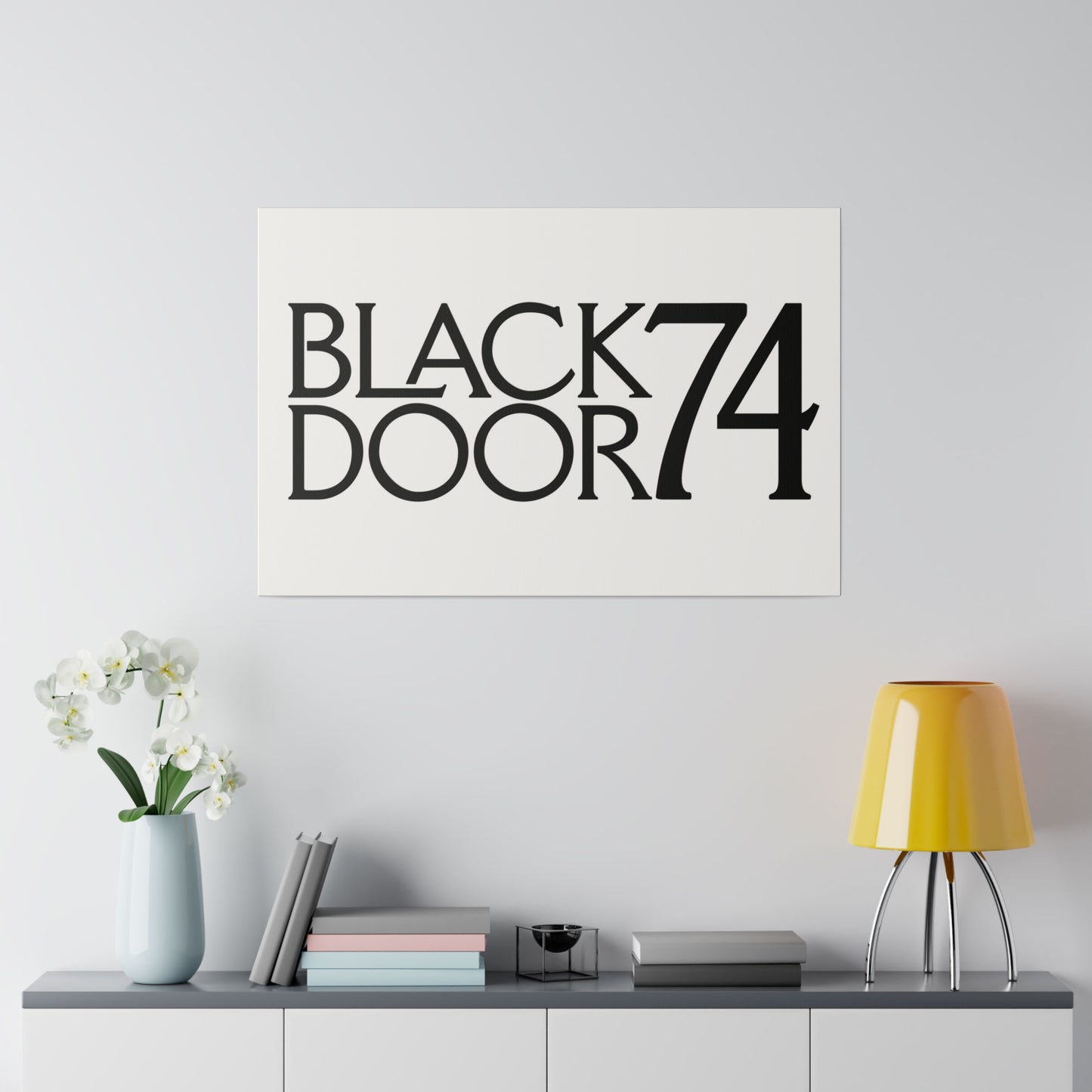 Black Door 74 Matte Canvas Art