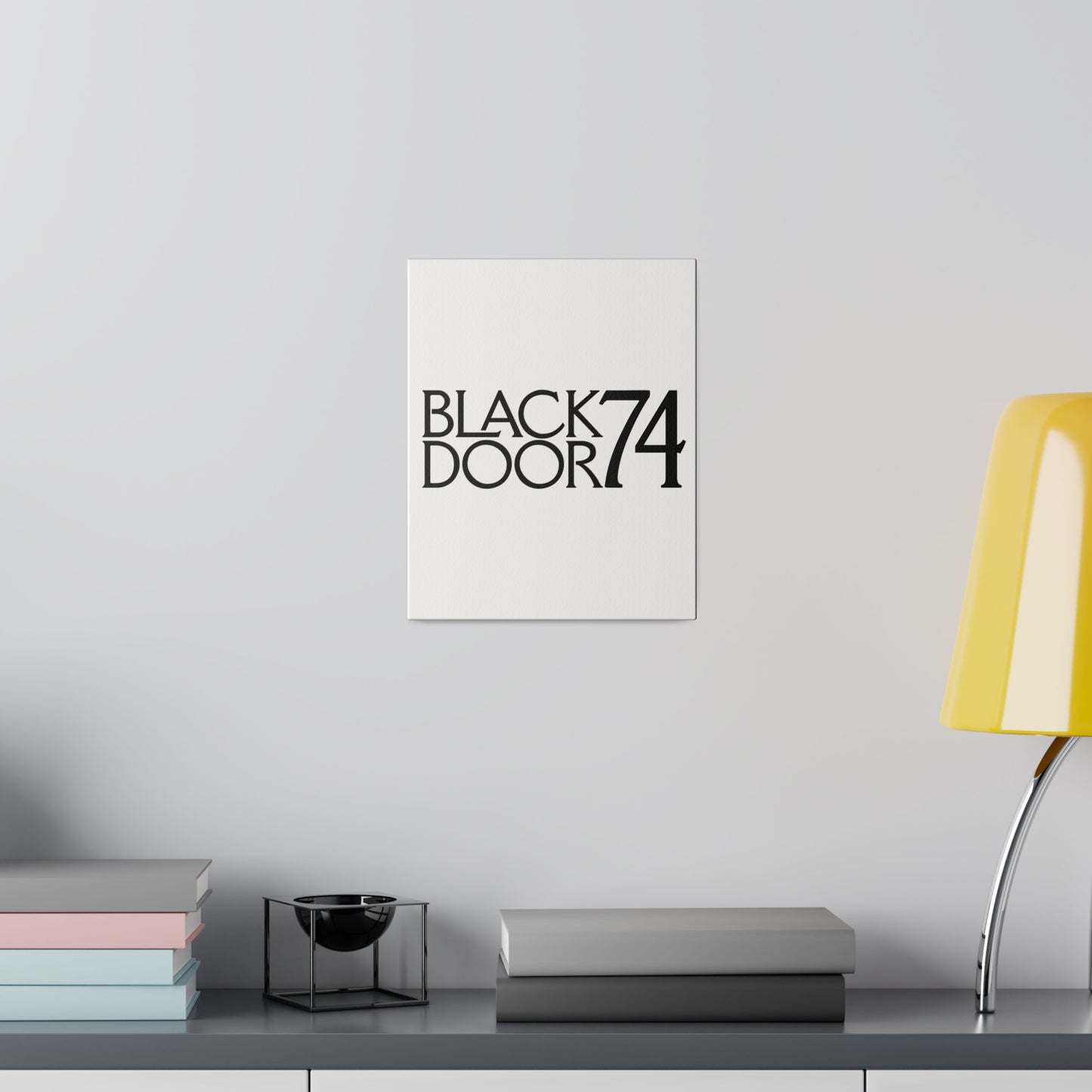 Black Door 74 Matte Canvas Art