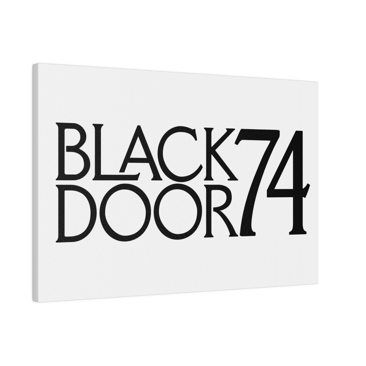 Black Door 74 Matte Canvas Art