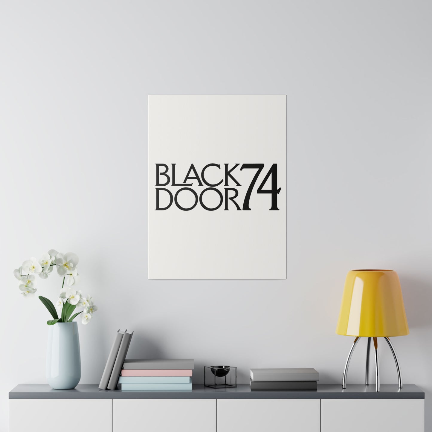 Black Door 74 Matte Canvas Art