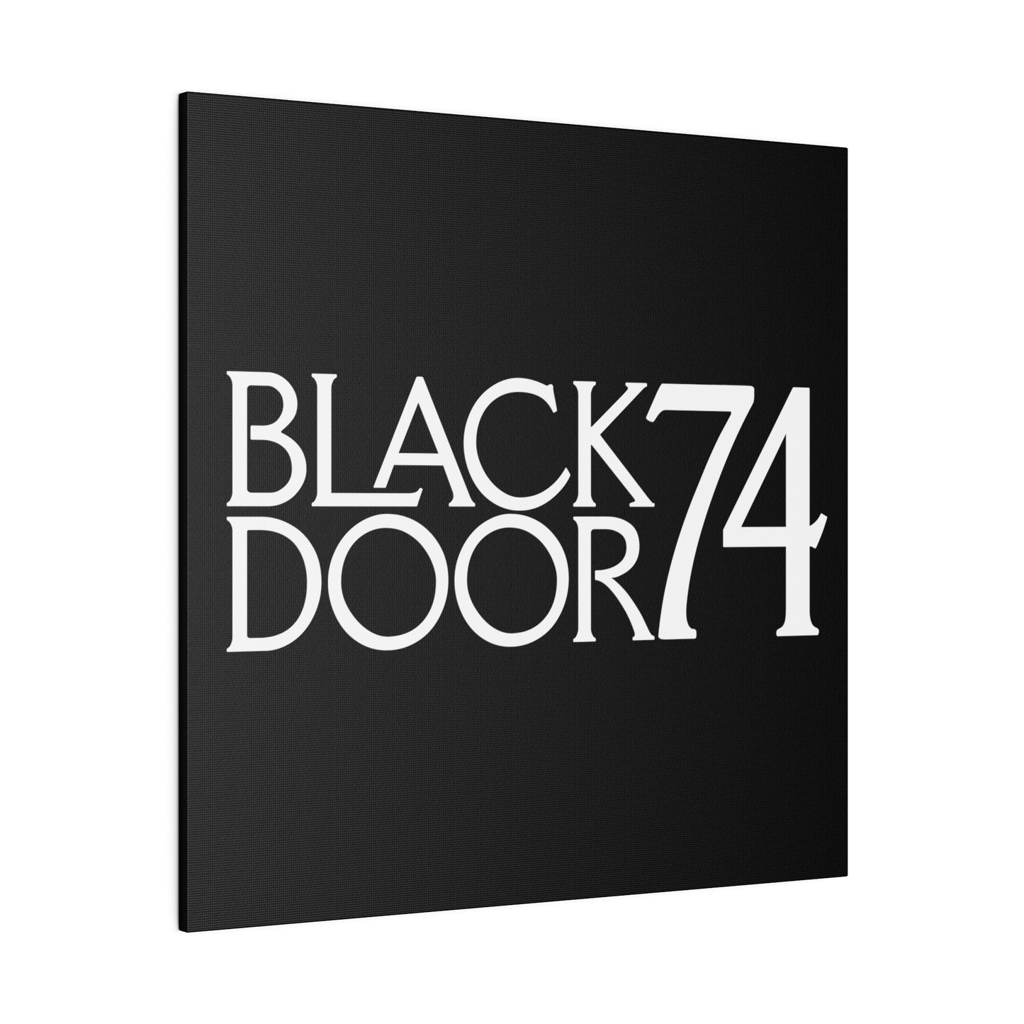 Black Door 74 Matte Canvas Art