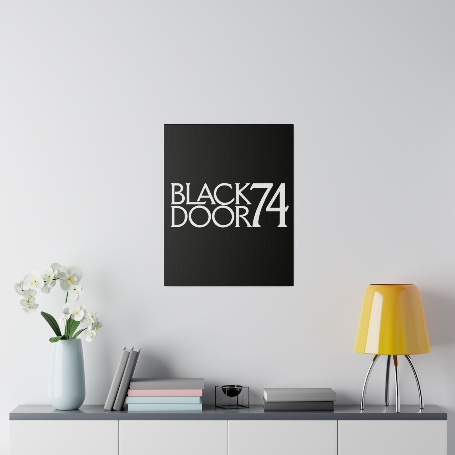 Black Door 74 Matte Canvas Art