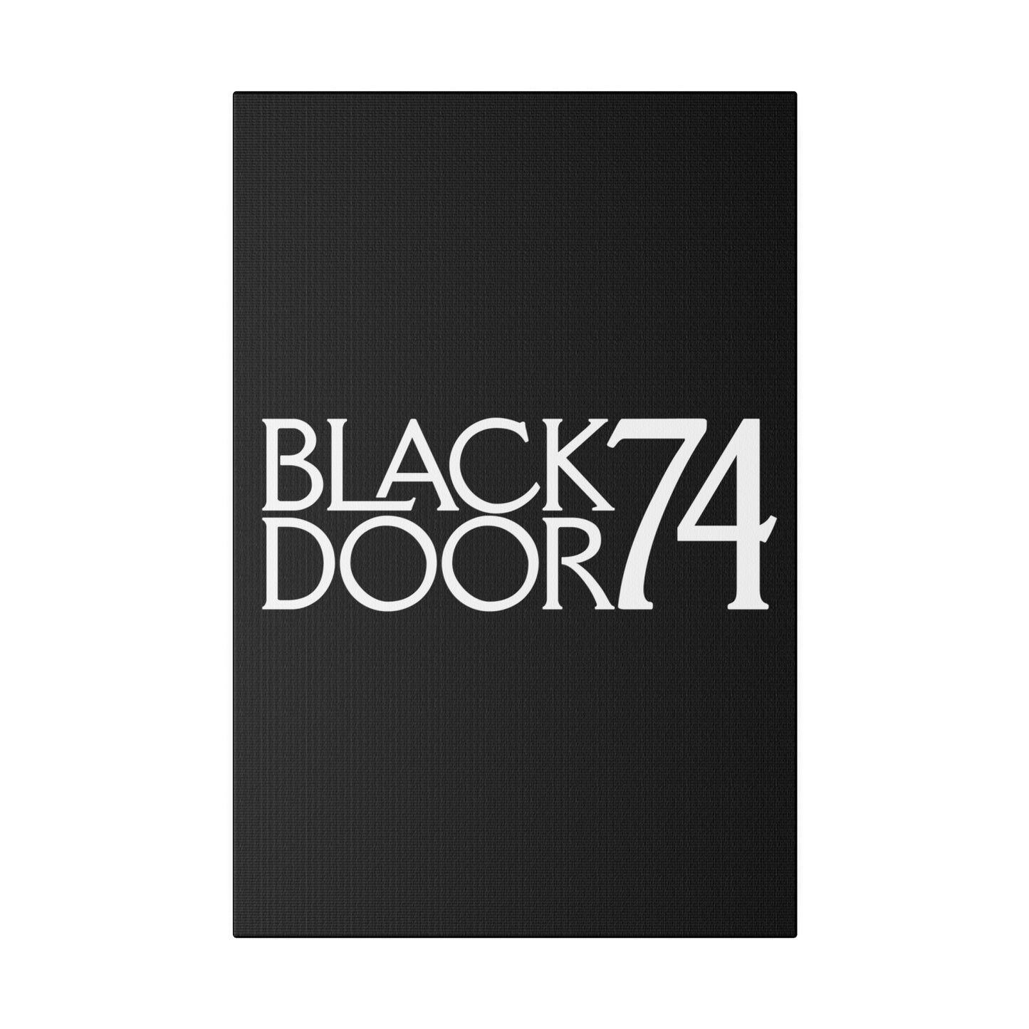 Black Door 74 Matte Canvas Art