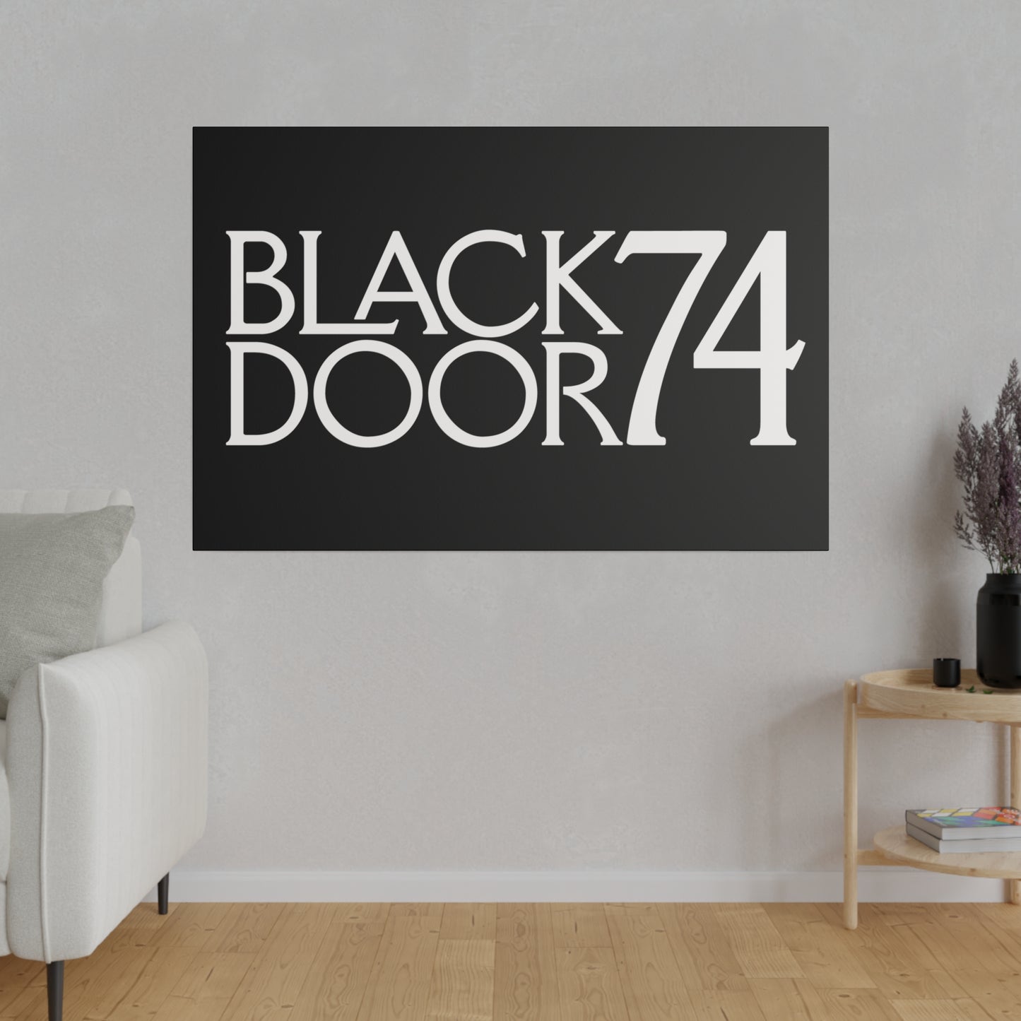 Black Door 74 Matte Canvas Art