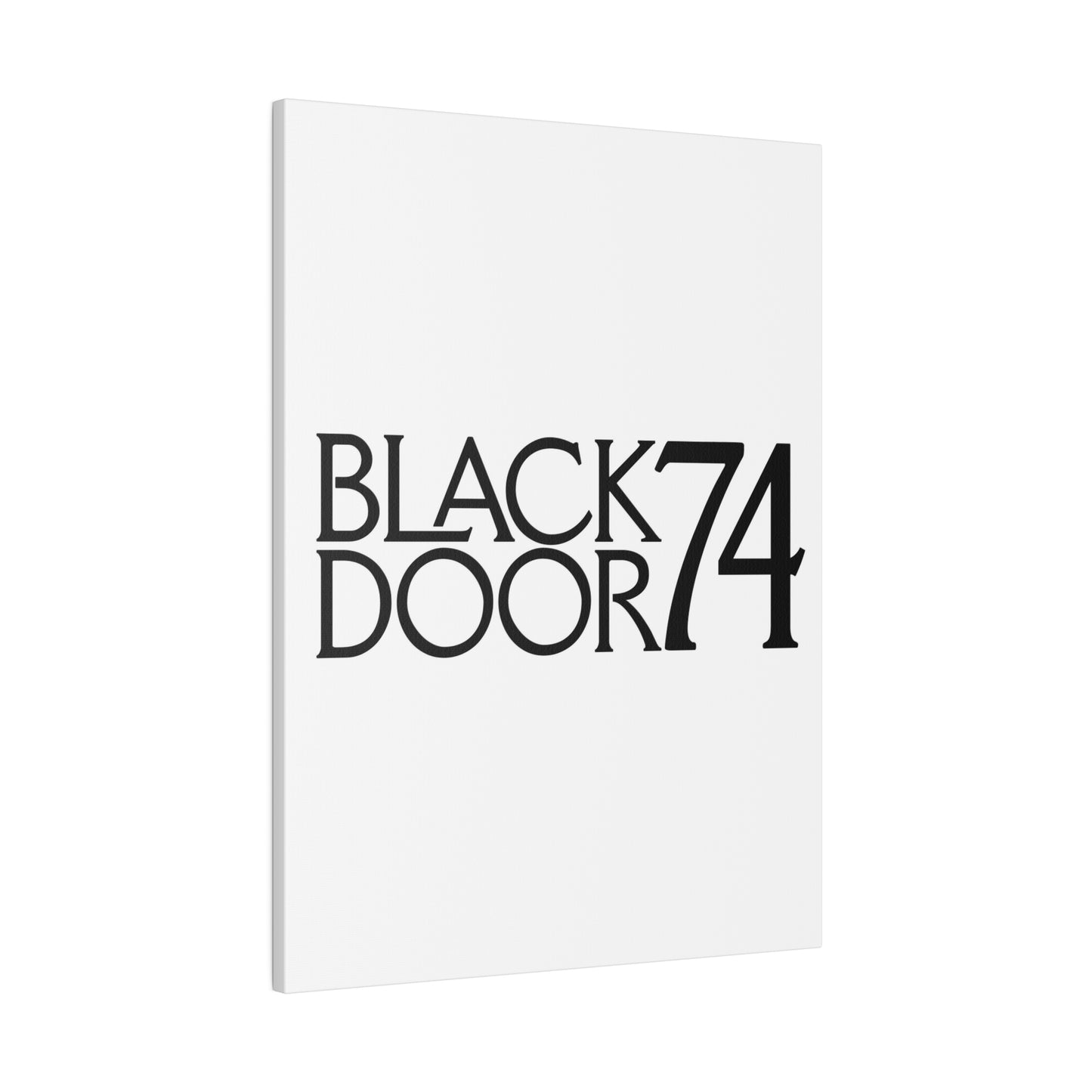 Black Door 74 Matte Canvas Art