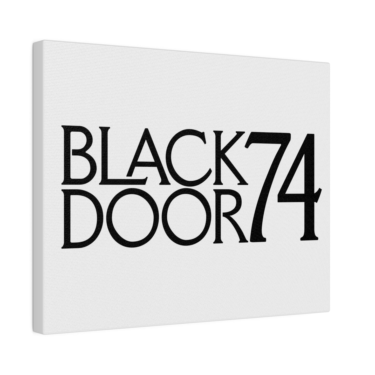 Black Door 74 Matte Canvas Art