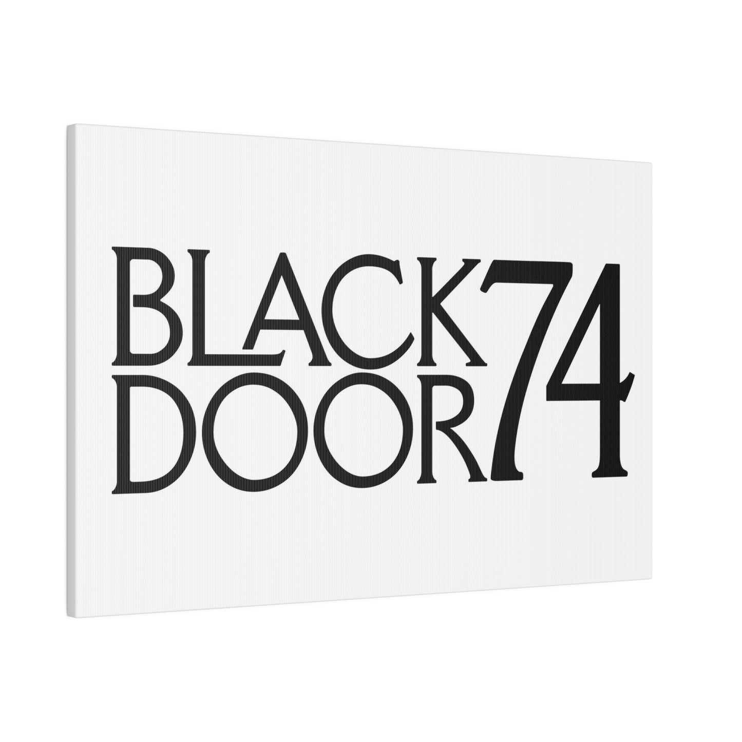 Black Door 74 Matte Canvas Art