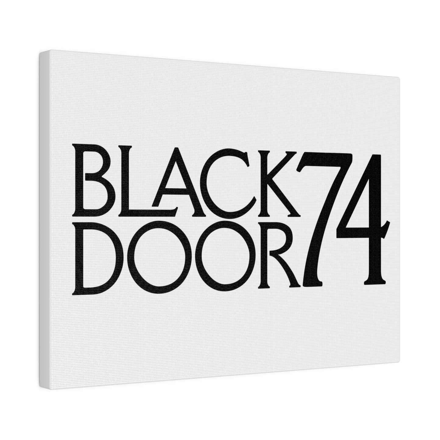 Black Door 74 Matte Canvas Art