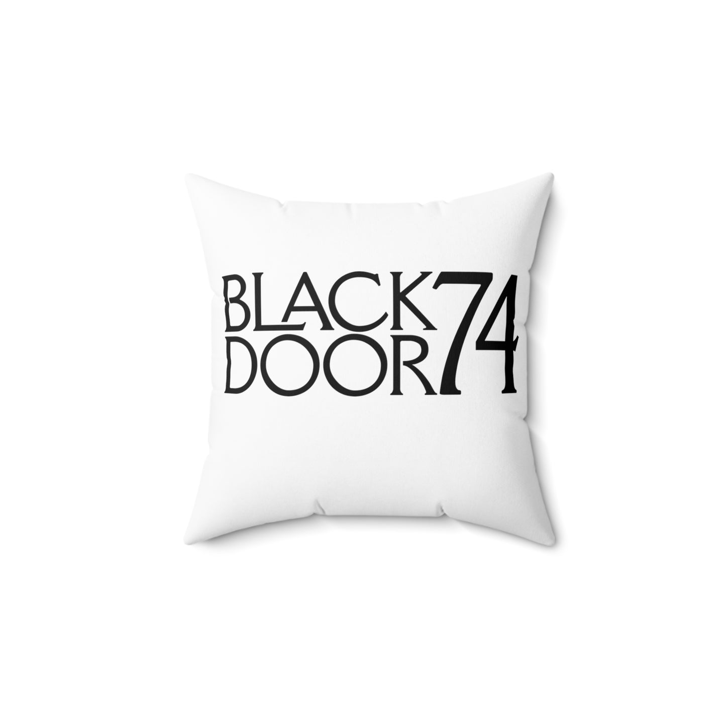 Black Door 74 Square Pillow