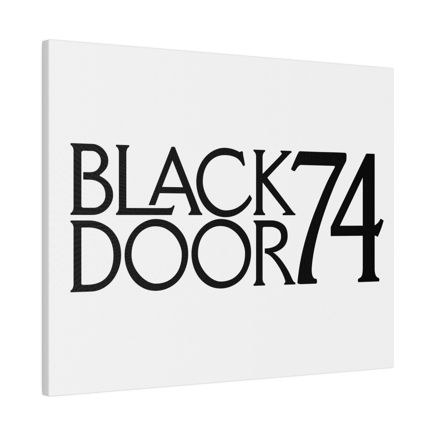 Black Door 74 Matte Canvas Art