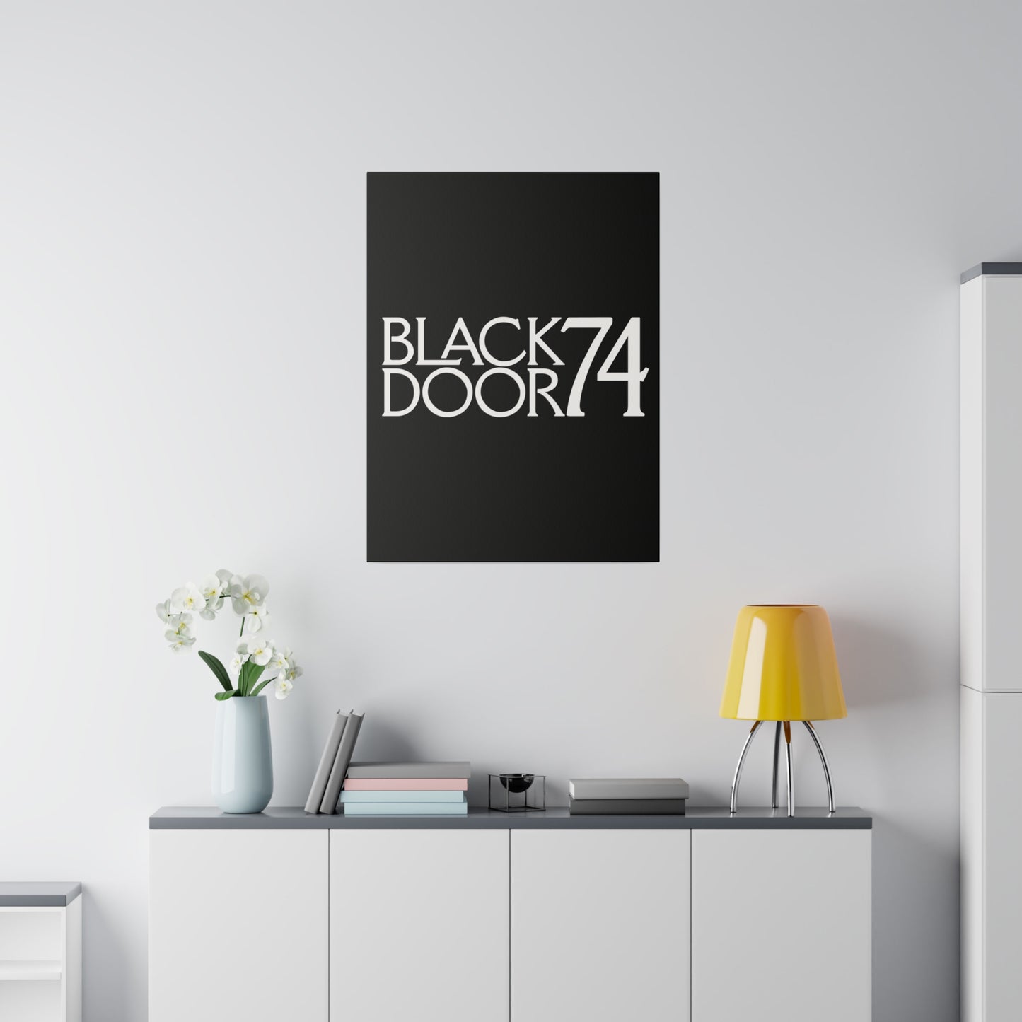 Black Door 74 Matte Canvas Art