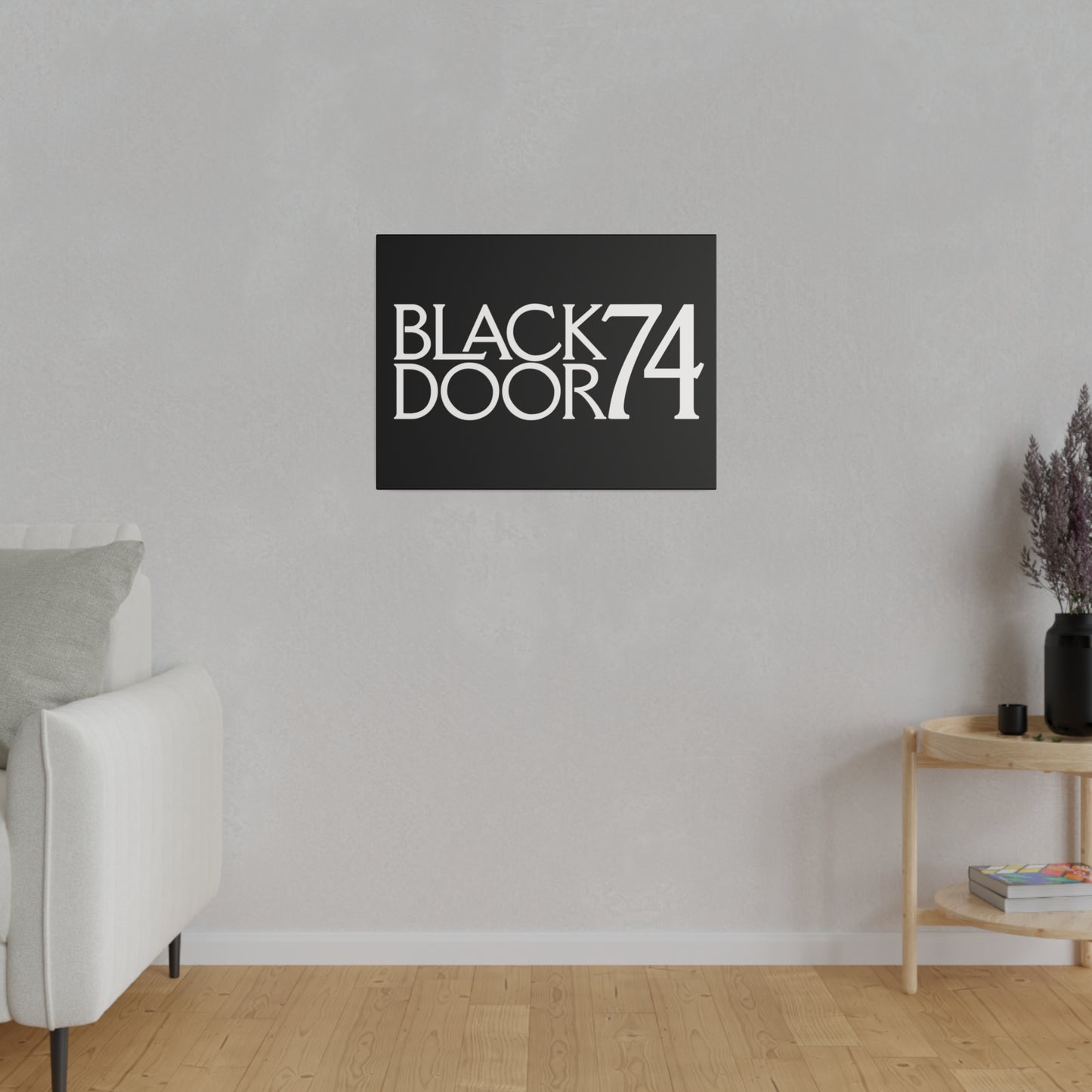 Black Door 74 Matte Canvas Art