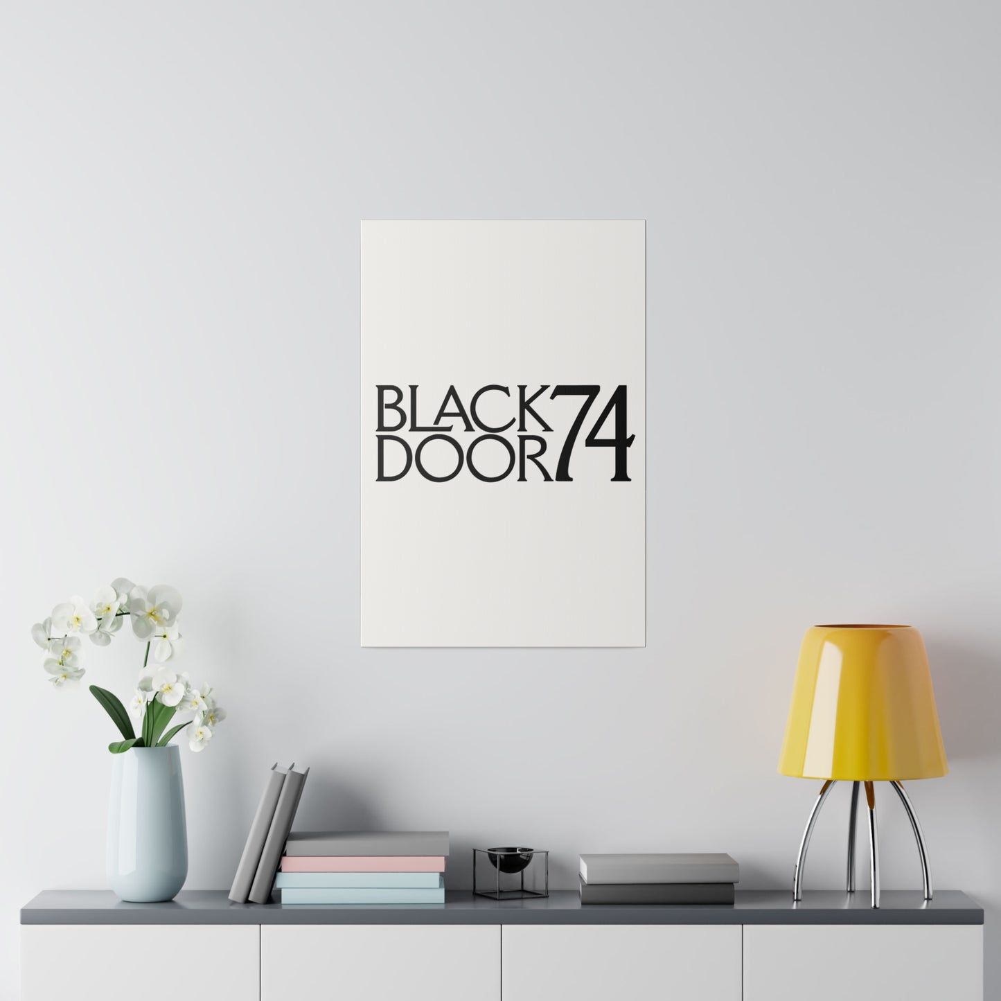 Black Door 74 Matte Canvas Art