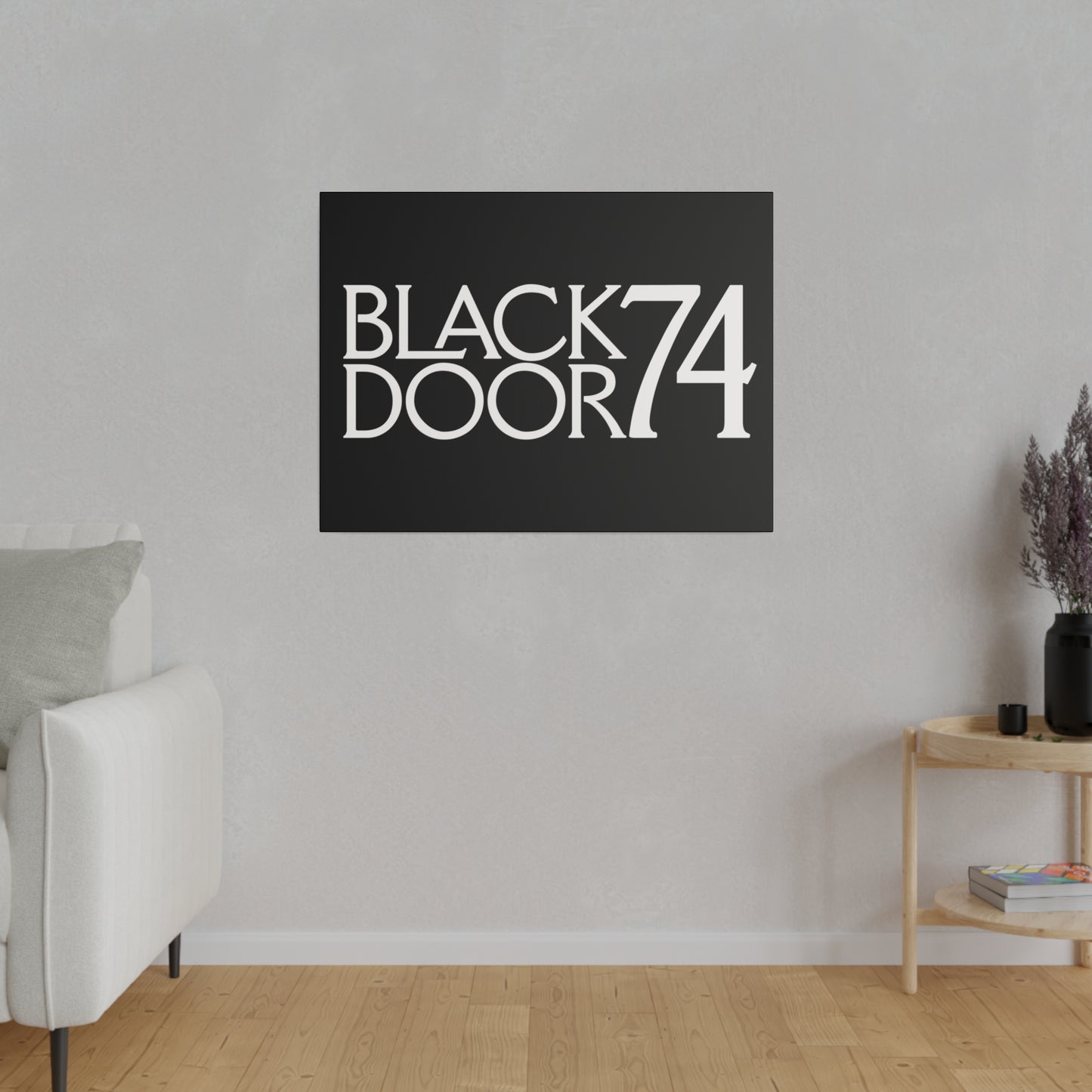 Black Door 74 Matte Canvas Art