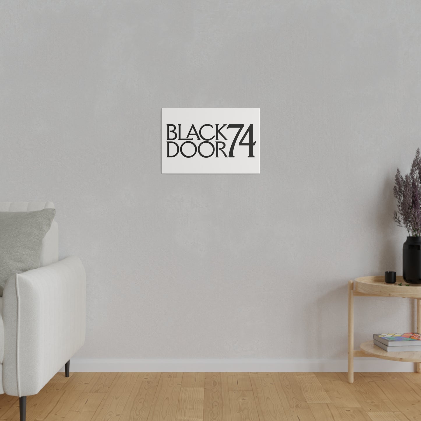 Black Door 74 Matte Canvas Art