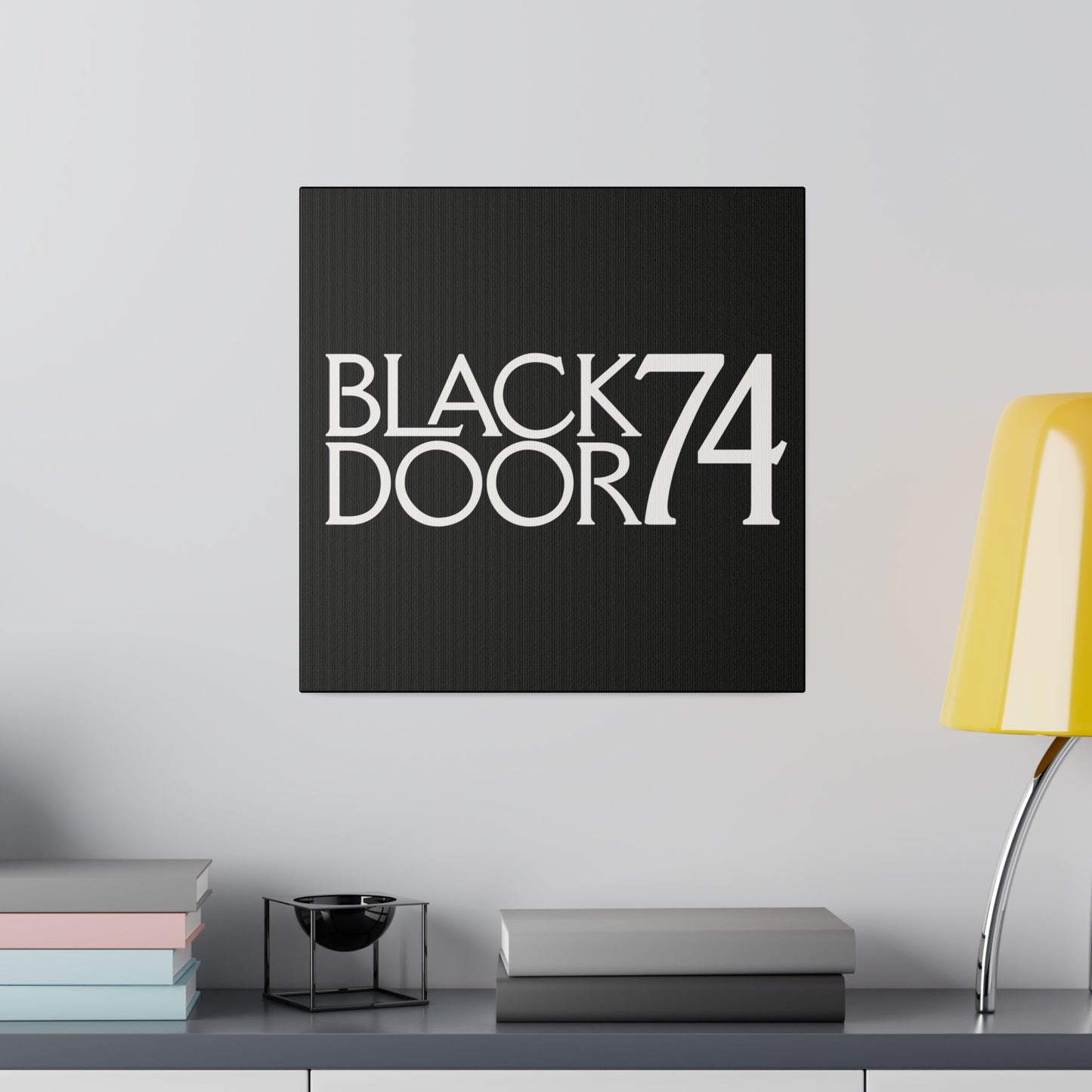 Black Door 74 Matte Canvas Art