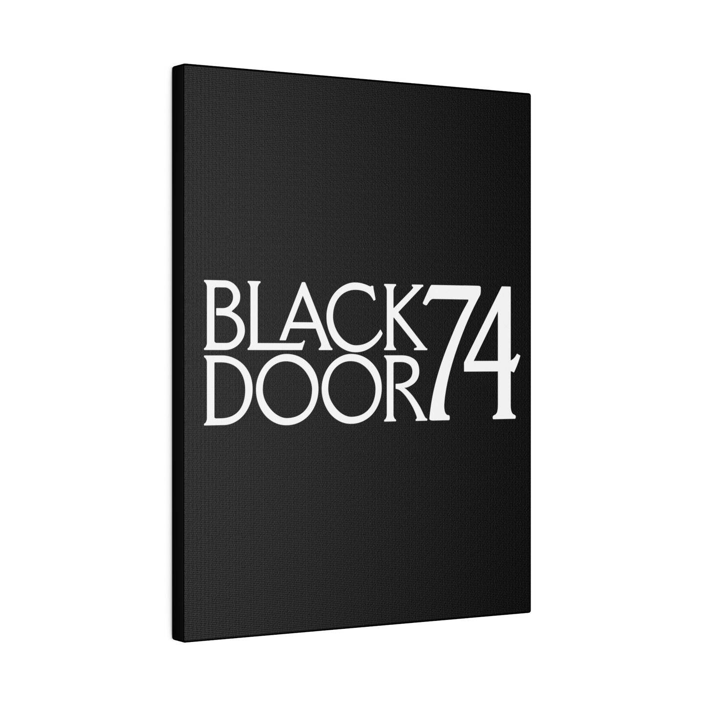 Black Door 74 Matte Canvas Art