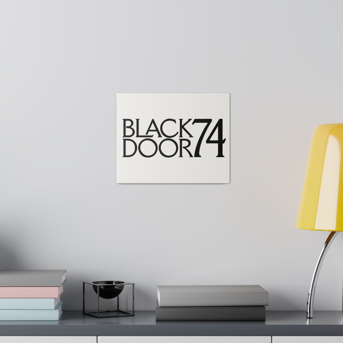 Black Door 74 Matte Canvas Art