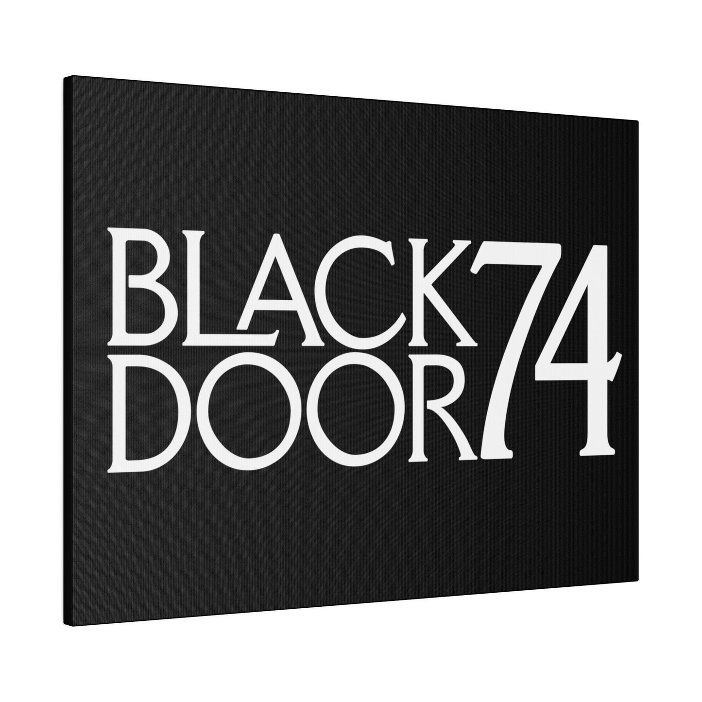 Black Door 74 Matte Canvas Art