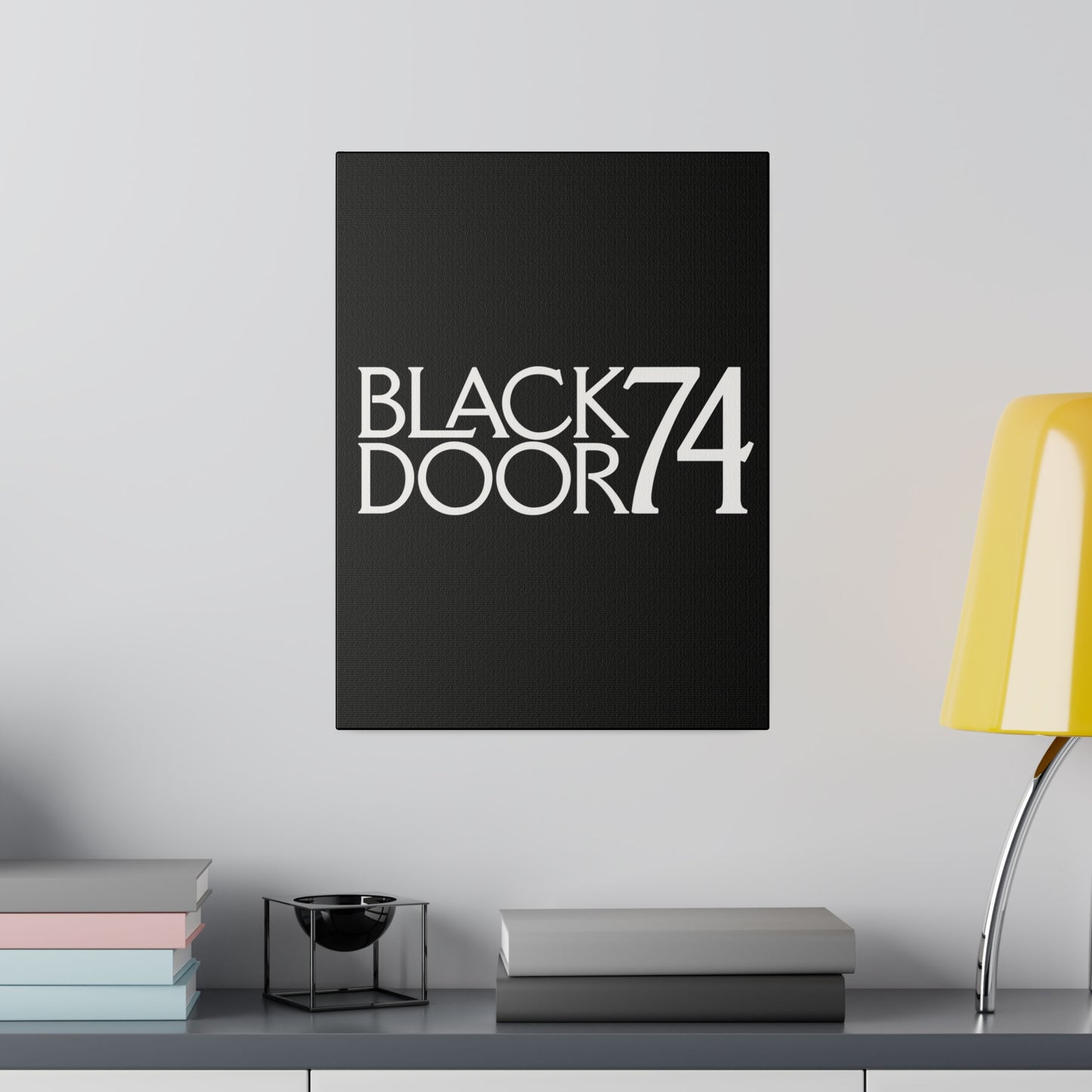 Black Door 74 Matte Canvas Art