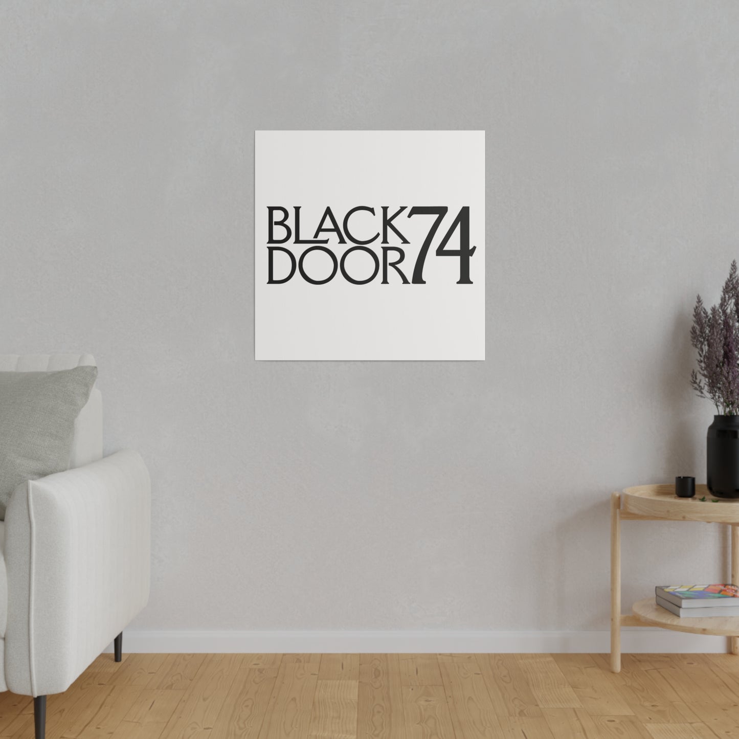 Black Door 74 Matte Canvas Art