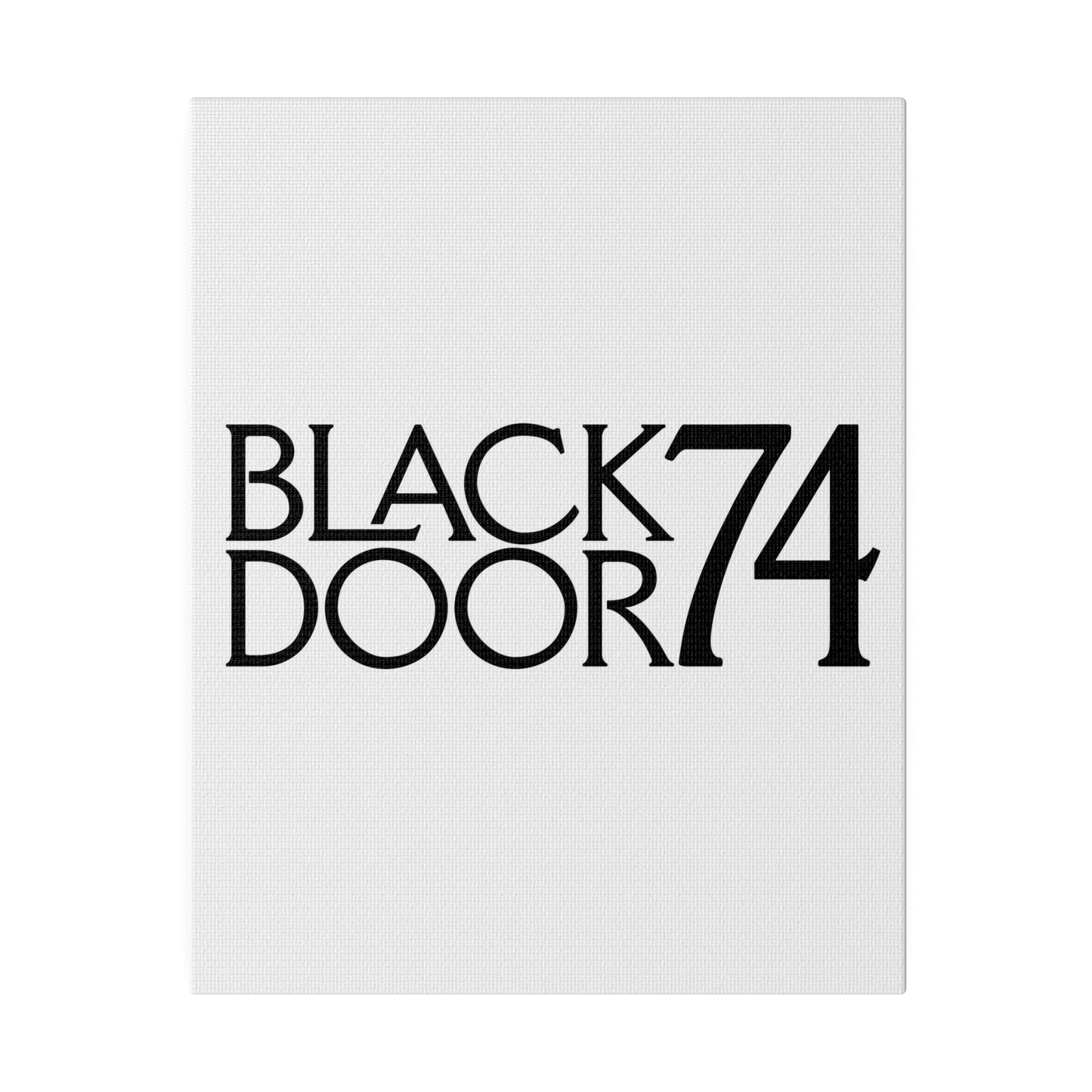 Black Door 74 Matte Canvas Art