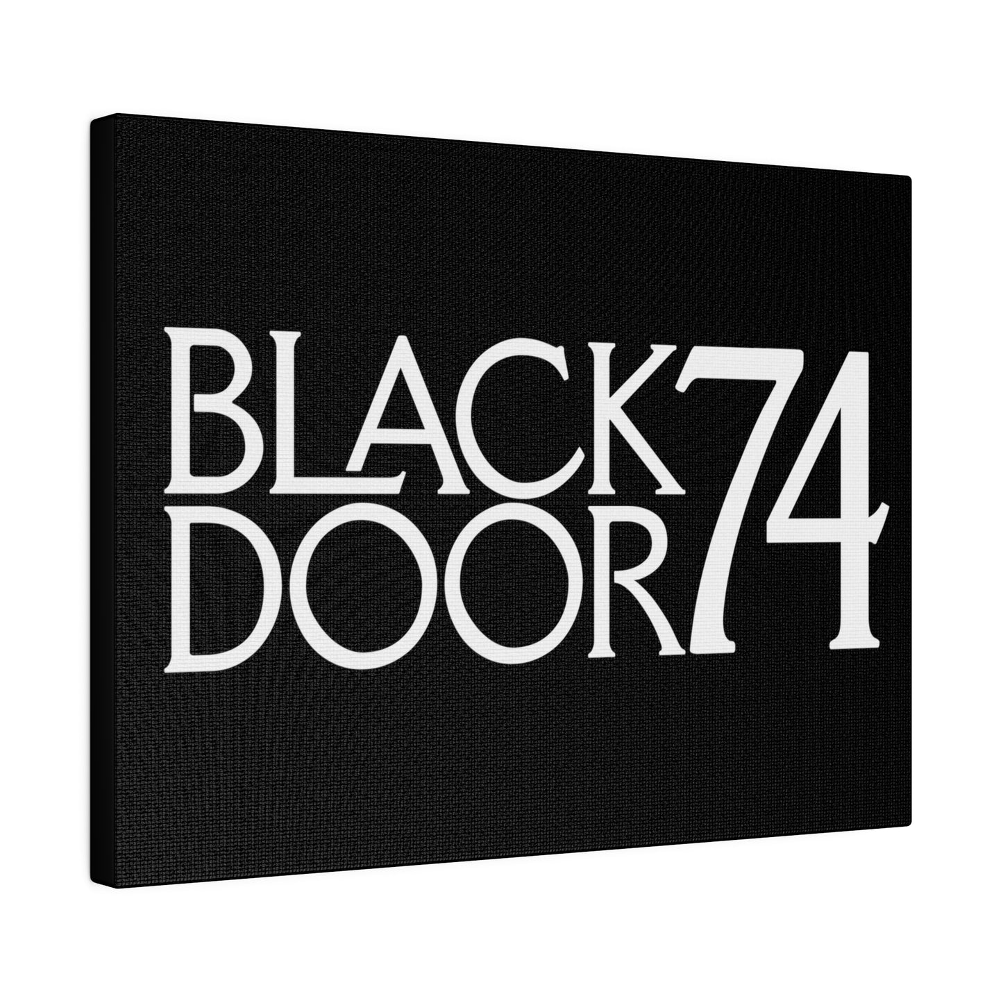 Black Door 74 Matte Canvas Art