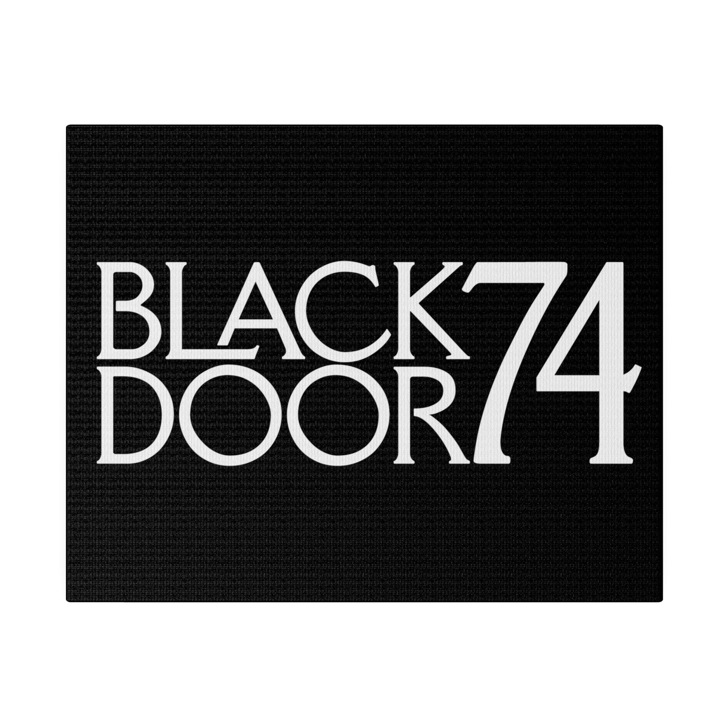 Black Door 74 Matte Canvas Art