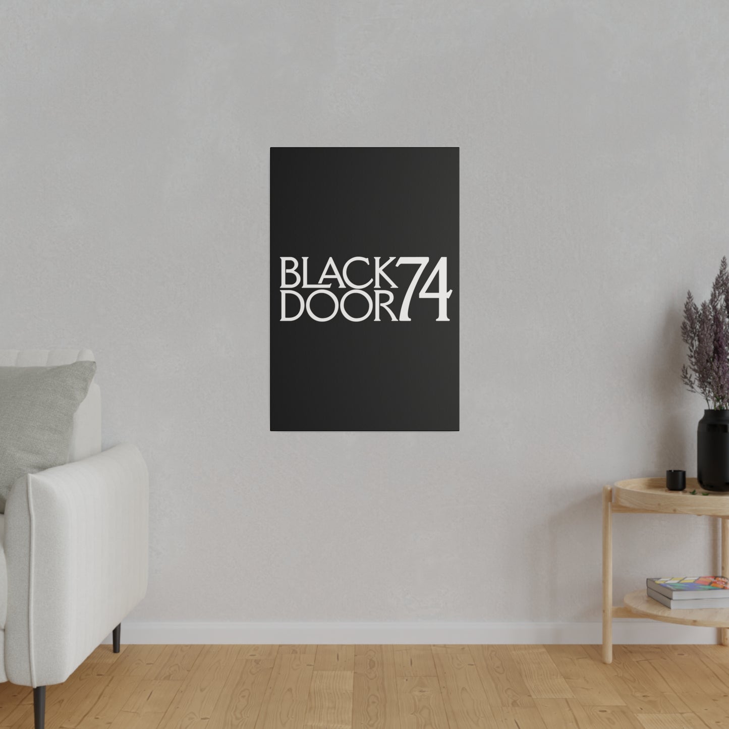 Black Door 74 Matte Canvas Art