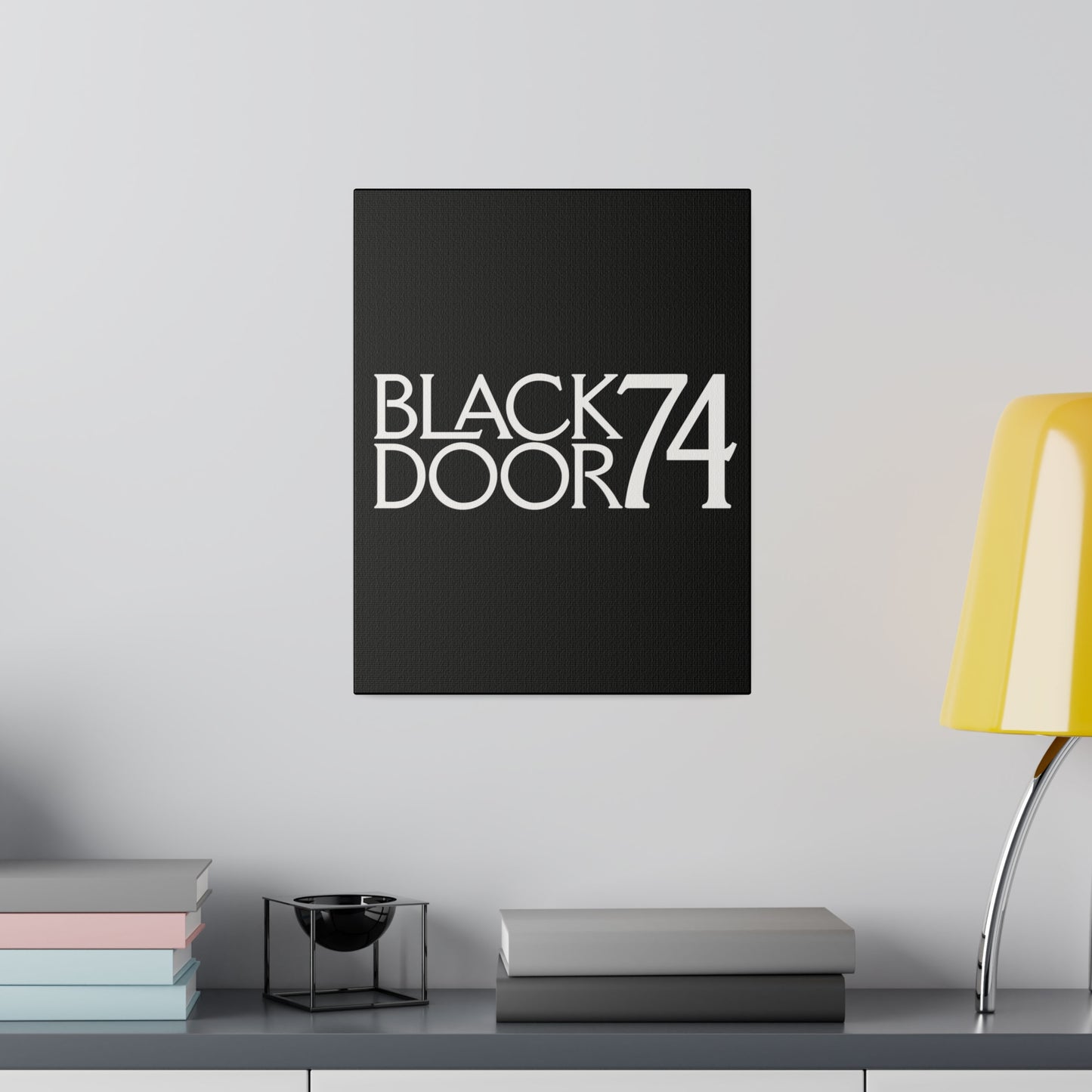 Black Door 74 Matte Canvas Art