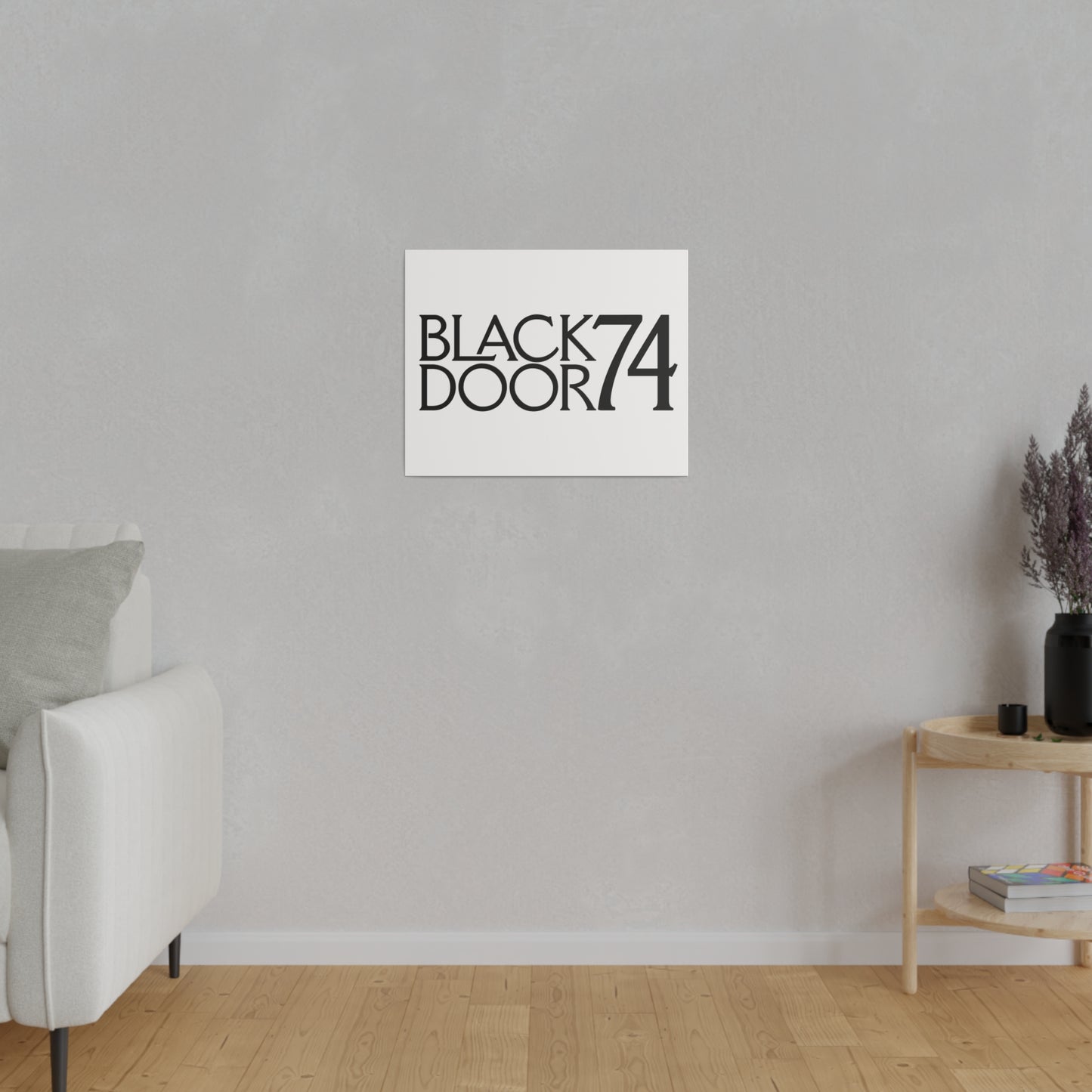 Black Door 74 Matte Canvas Art