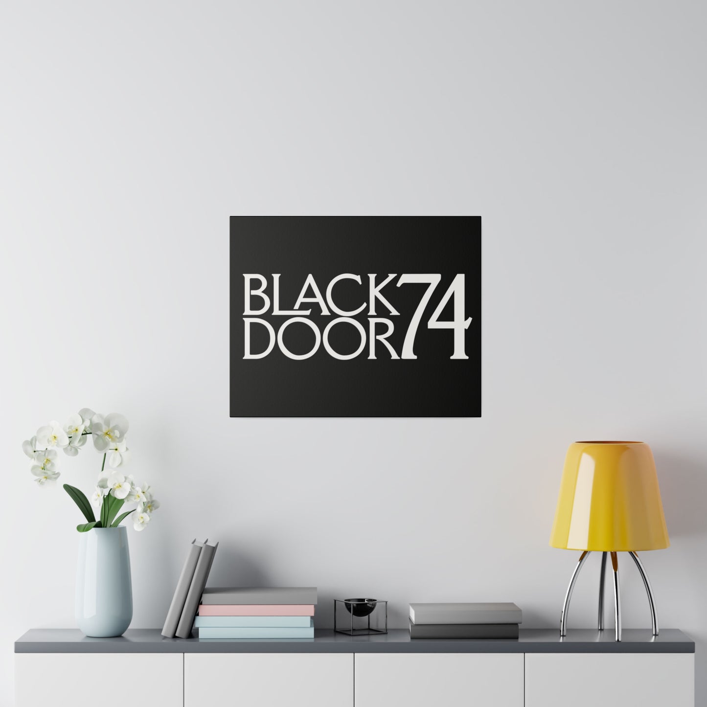 Black Door 74 Matte Canvas Art