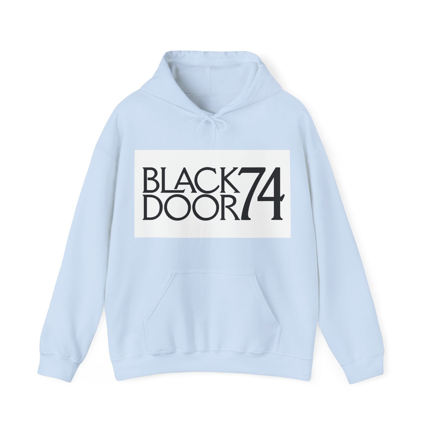 Black Door 74 Logo Unisex Heavy Blend™ Hooded Sweatshirt