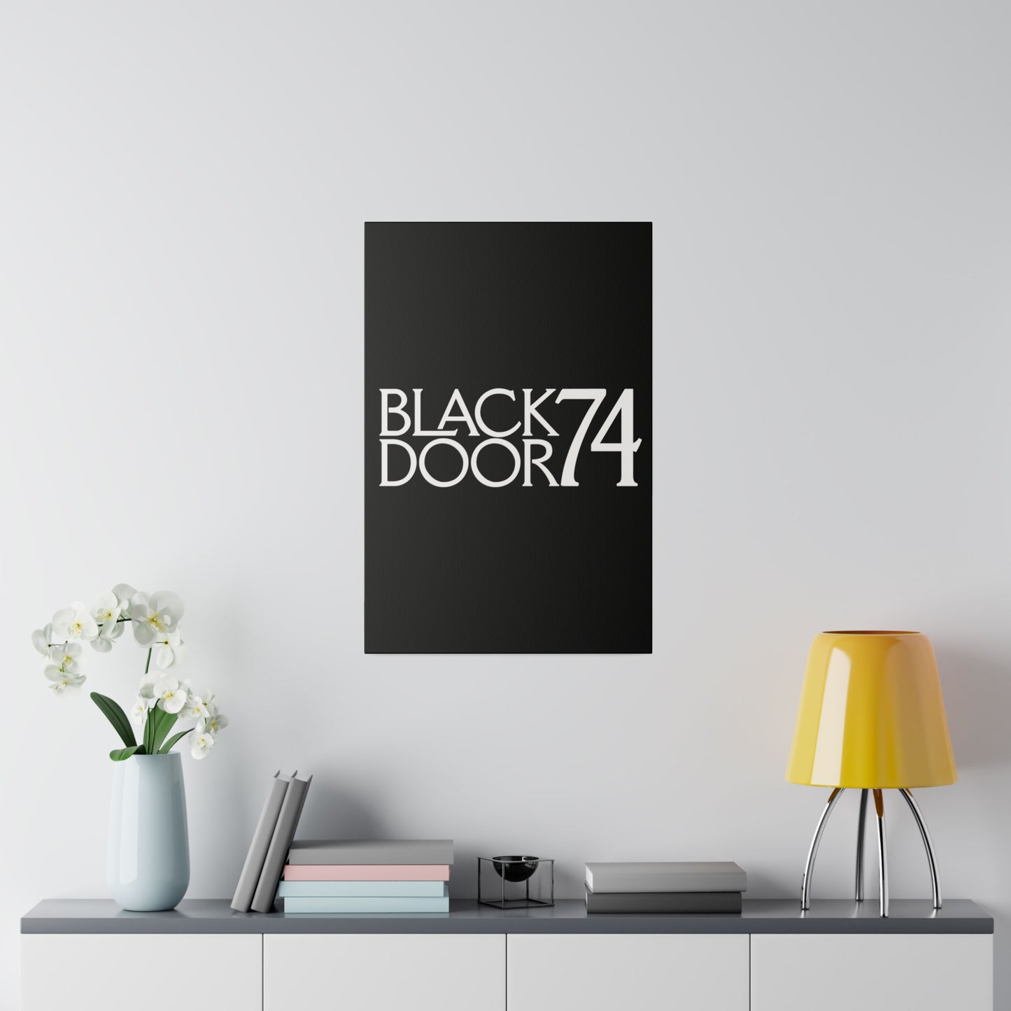 Black Door 74 Matte Canvas Art